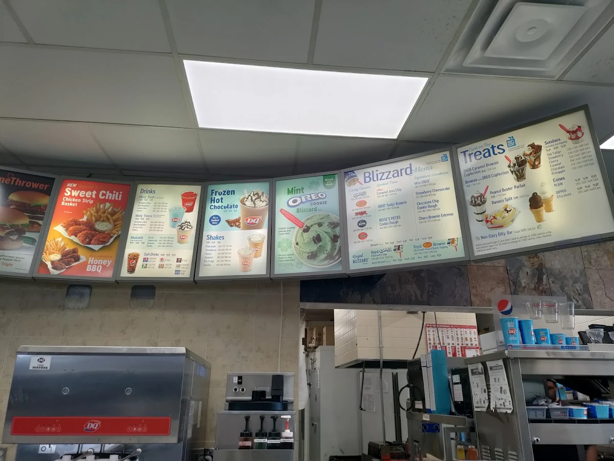 Menu, Dairy Queen Grill & Chill