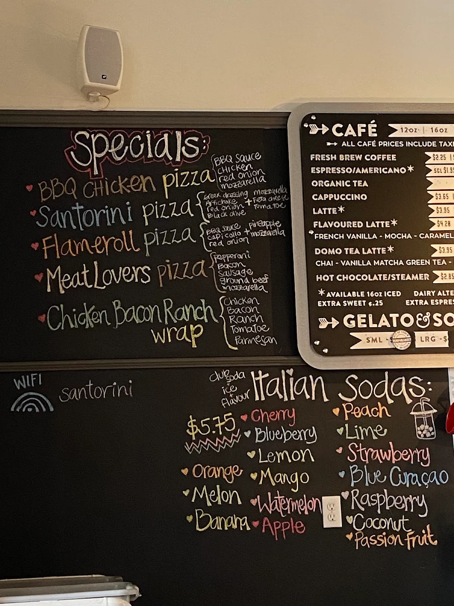 Menu, Woodfire Deli