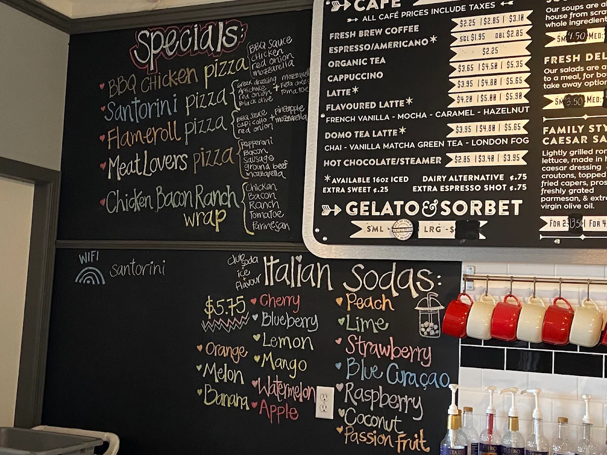 Menu, Woodfire Deli
