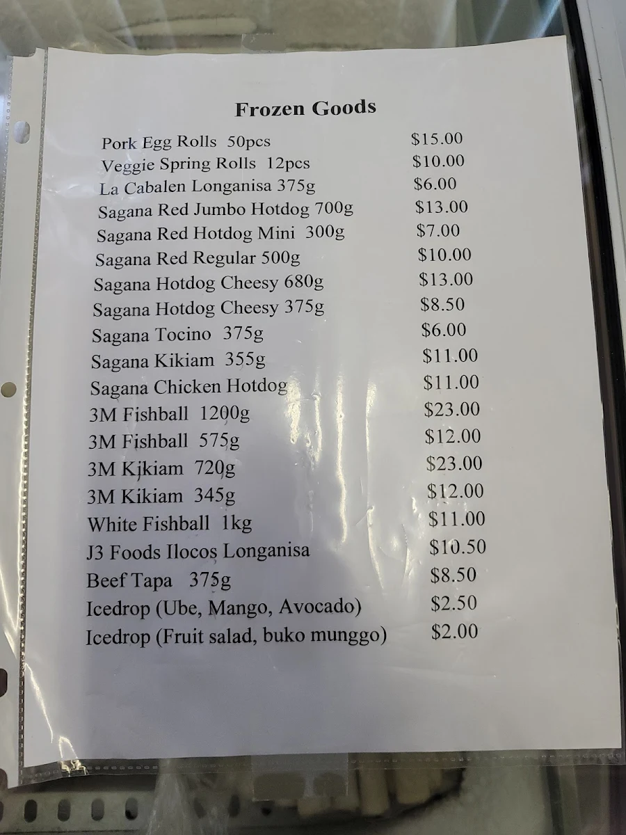 Menu photo 1