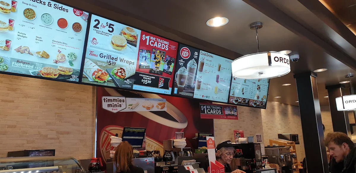 Menu, Tim Hortons
