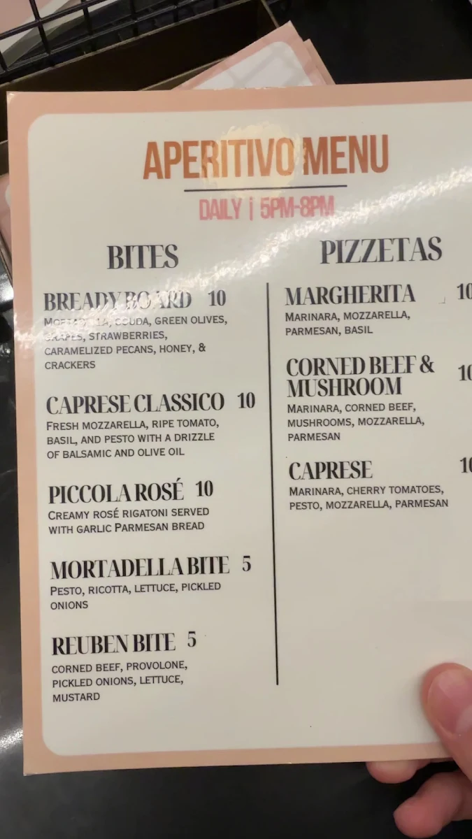Menu, Bready Cafe