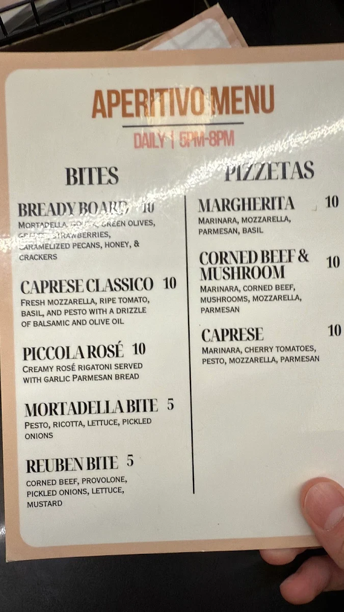 Menu, Bready Cafe