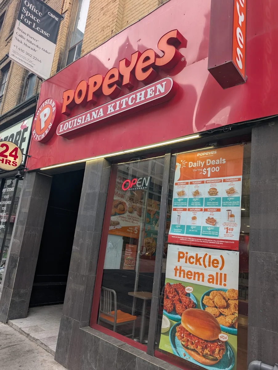 Menu, Popeyes
