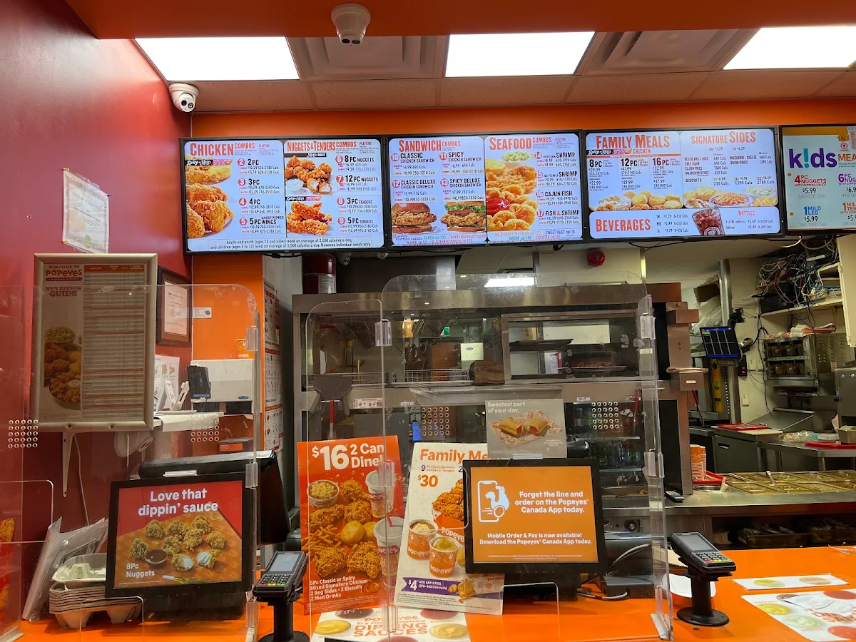 Menu, Popeyes