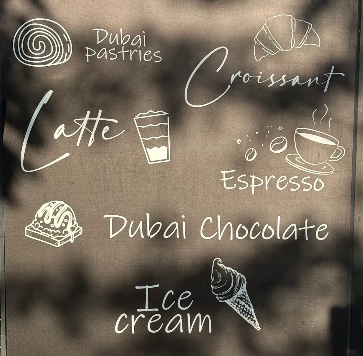 Menu, Metanoia Cafe & Desserts Bar ltd.
