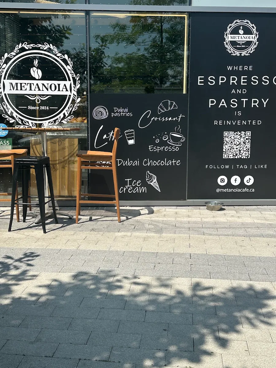 Menu, Metanoia Cafe & Desserts Bar ltd.