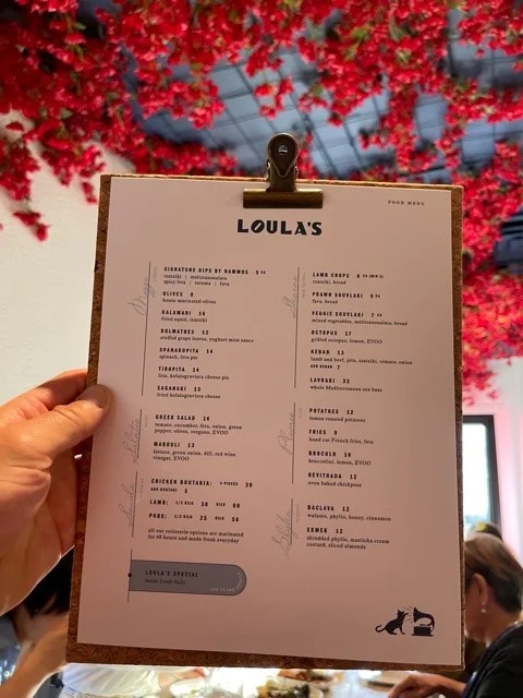 Menu, Loula's
