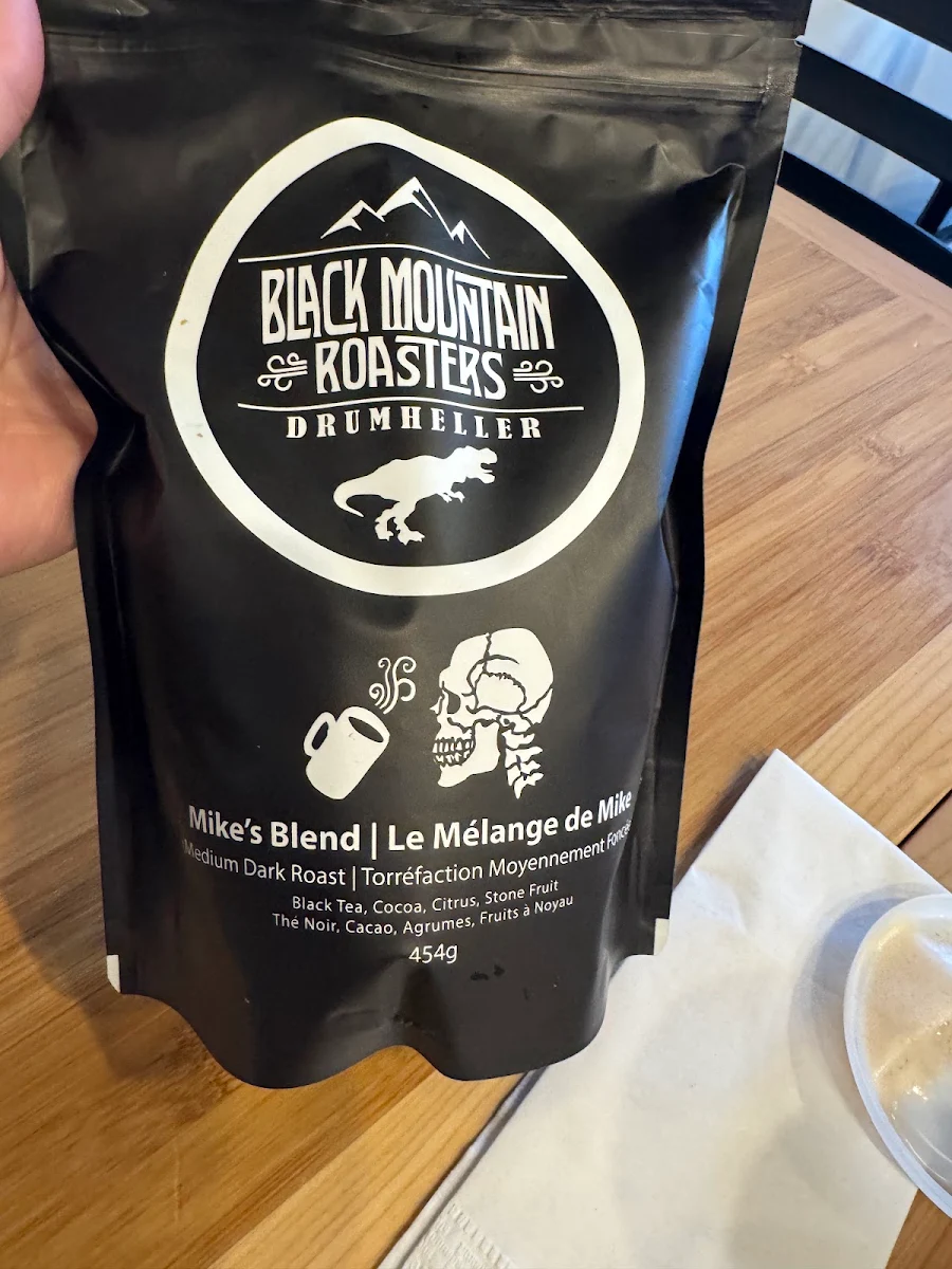 Menu, Black Mountain Roasters Drumheller