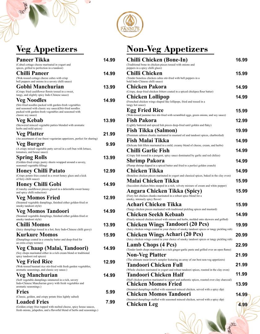 Menu photo 1
