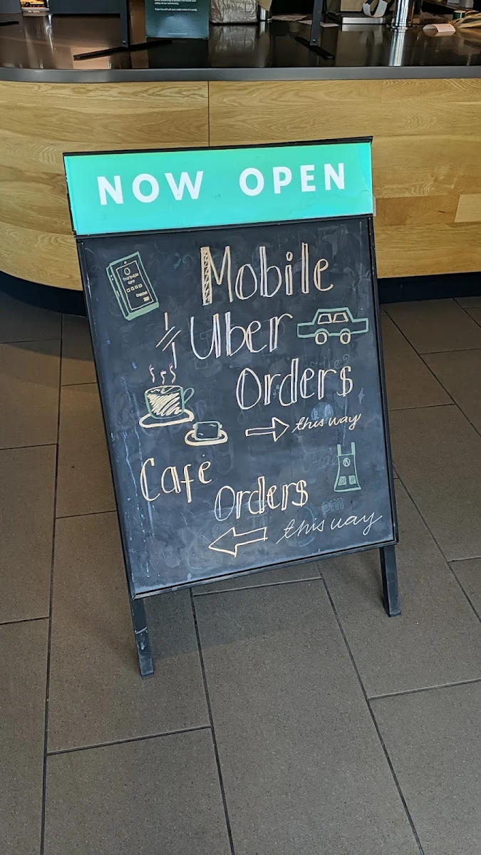 Menu, Starbucks Coffee Company
