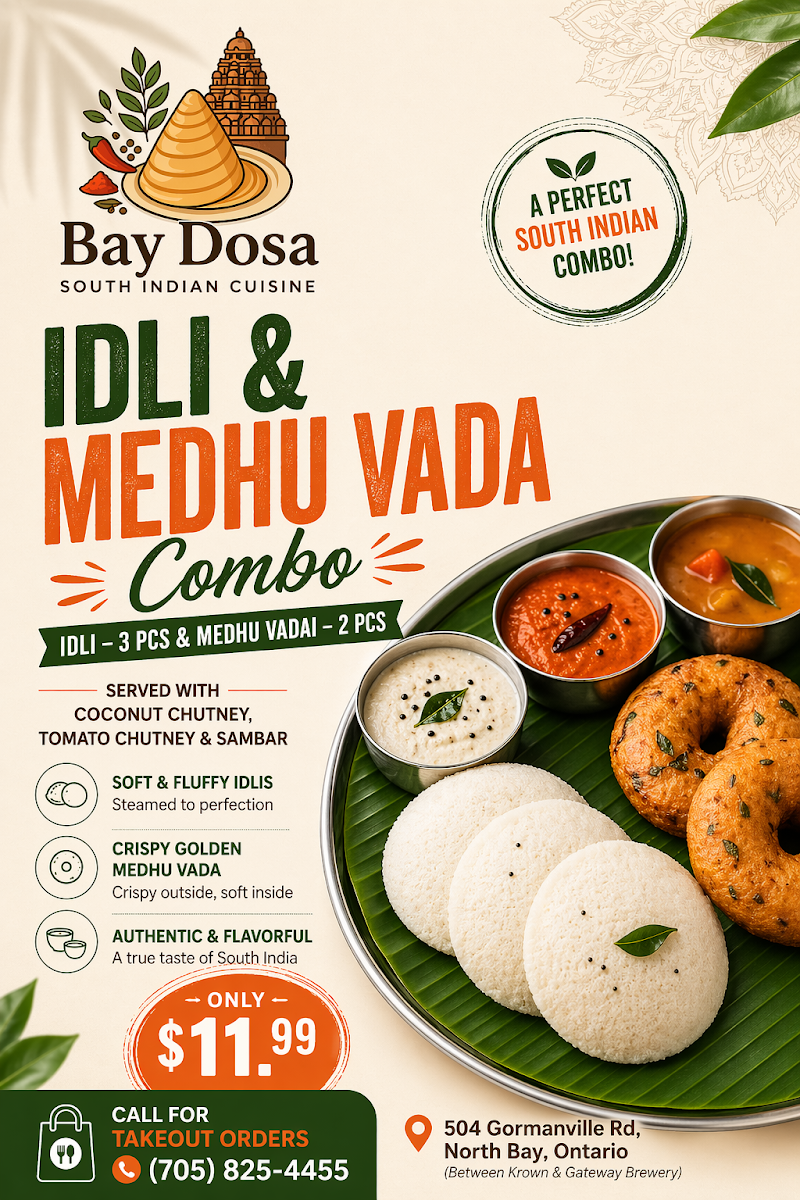 Menu, Bay Dosa