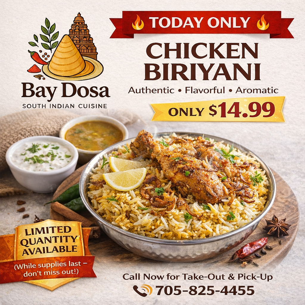Menu, Bay Dosa