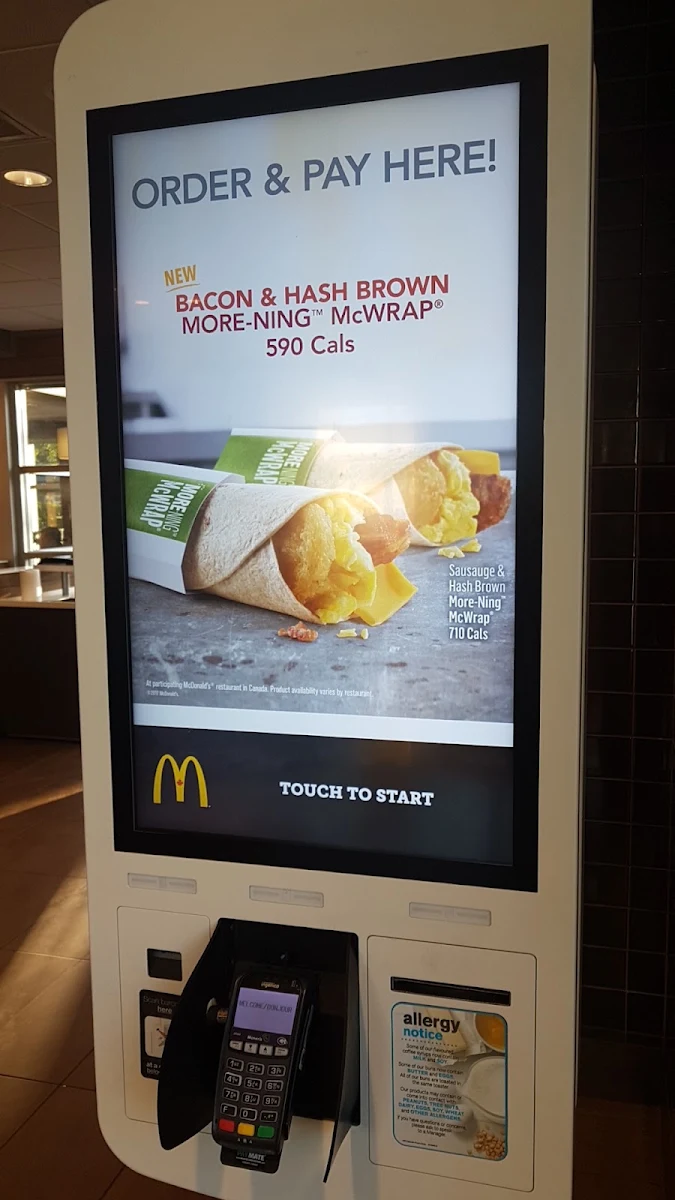Menu, McDonald's