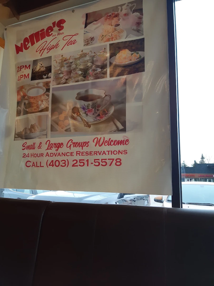 Menu, Nellie’s On 90th