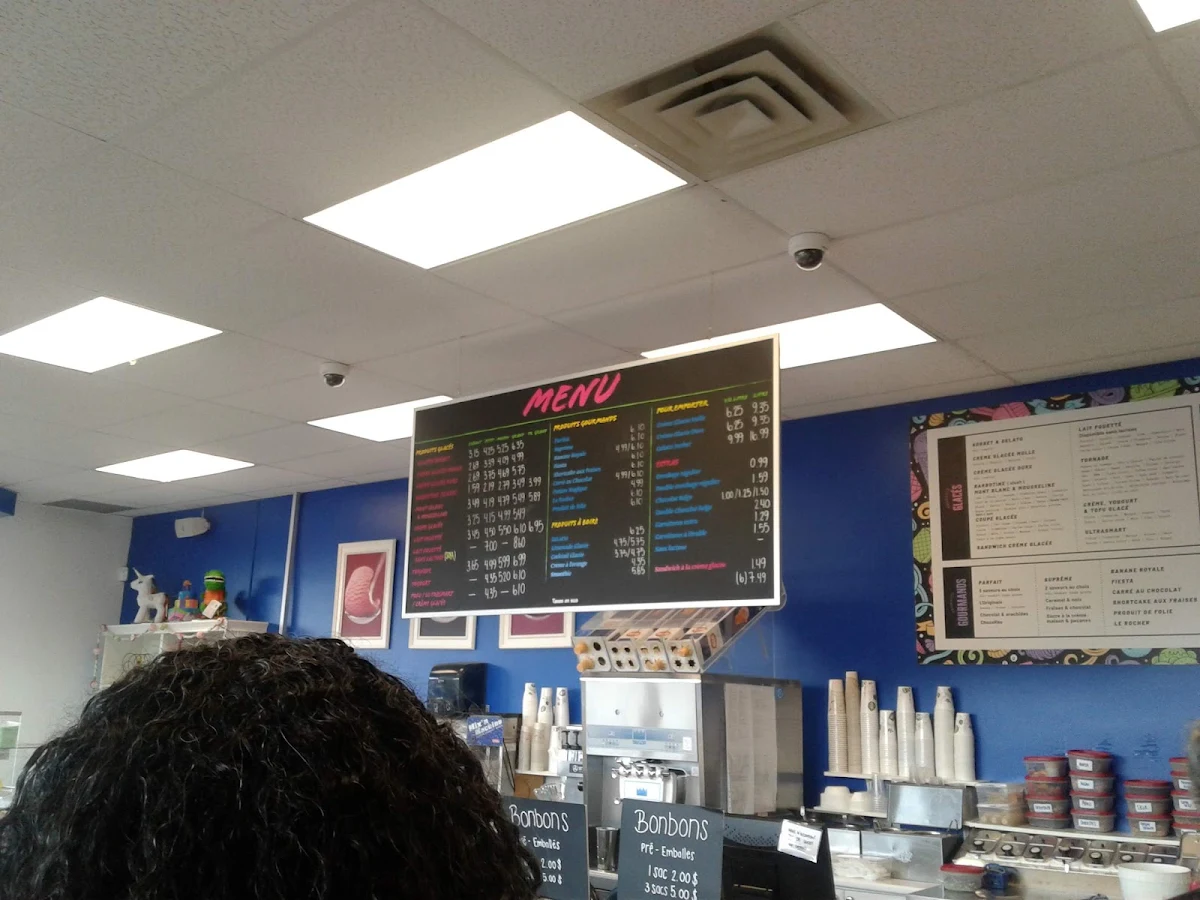 Menu, Folie Glacée