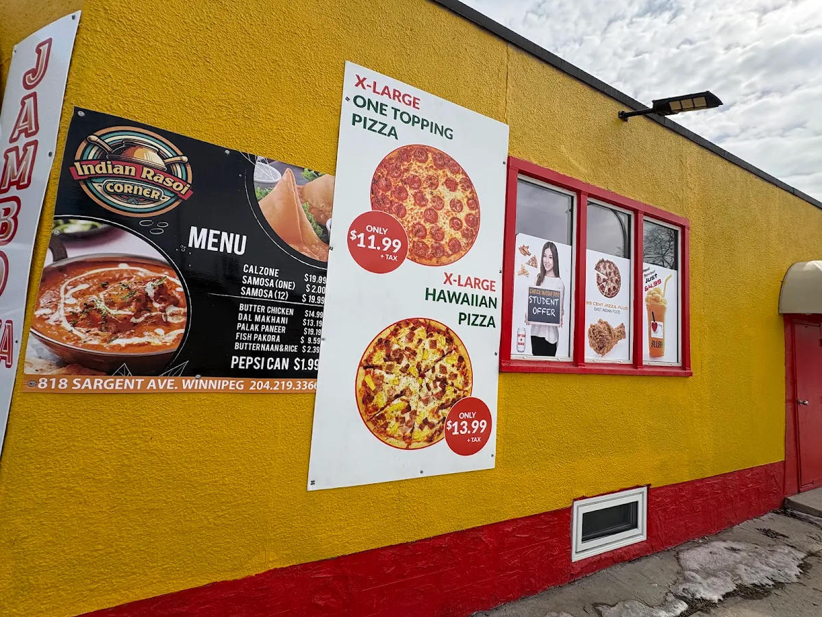 Menu, Jambo Pizza