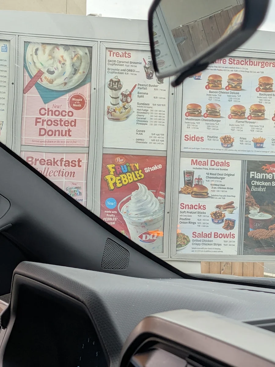 Menu, Dairy Queen Grill & Chill