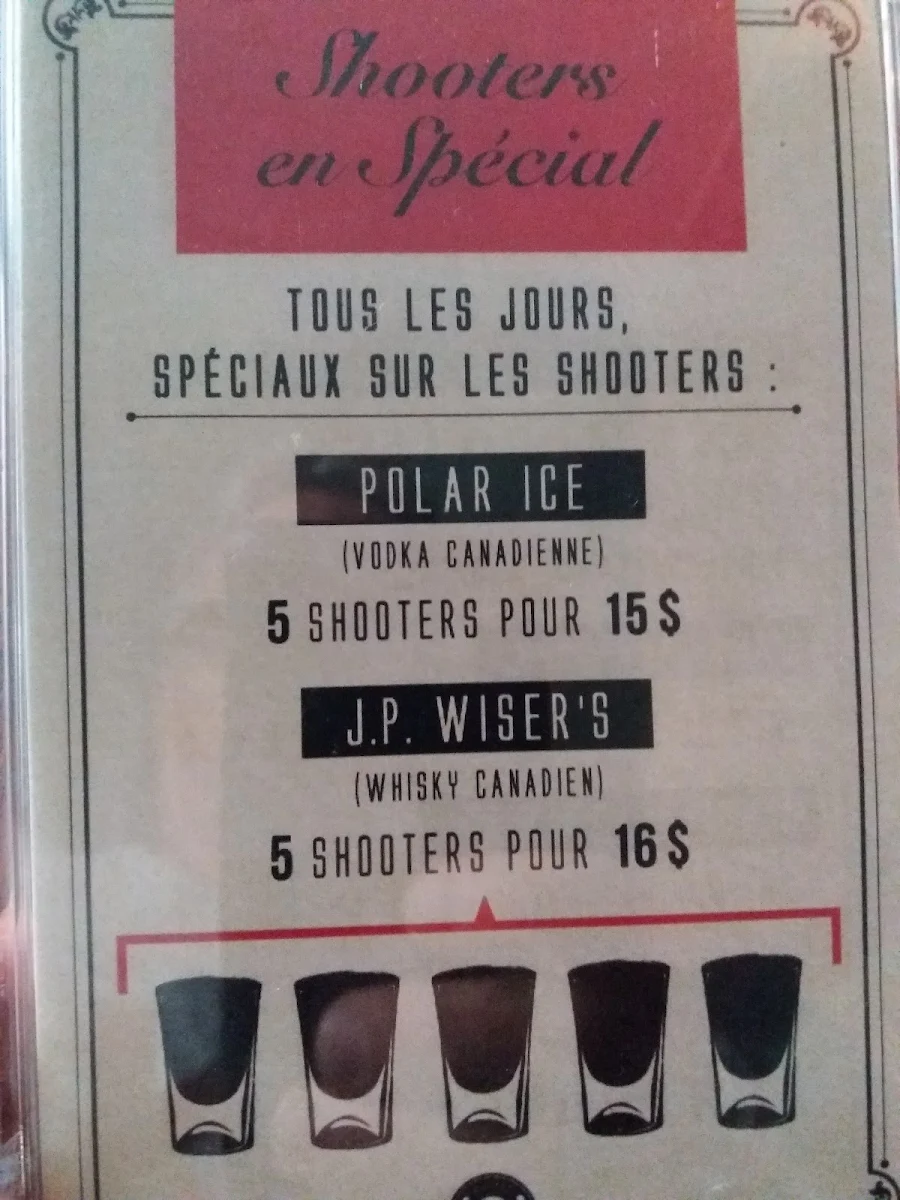 Menu, Yer'Mad Bistro Bar