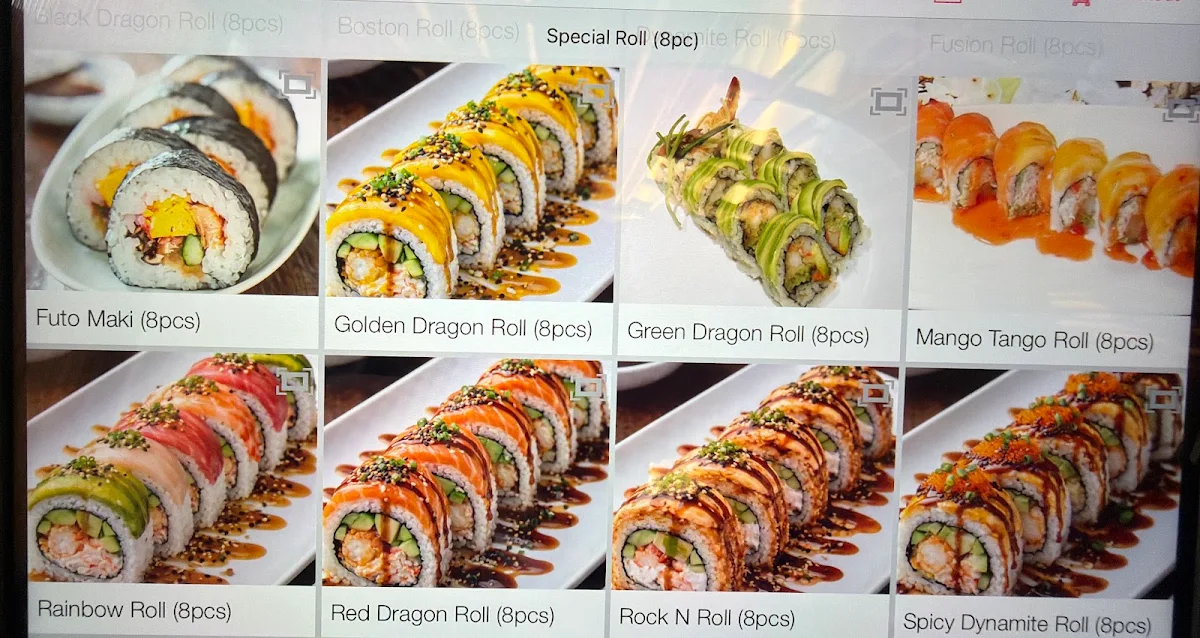 Menu, Fusion Sushi & Thai Restaurant