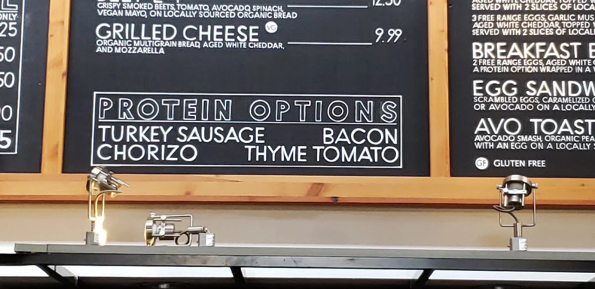Menu, Off the Tracks - Cafe & Bistro