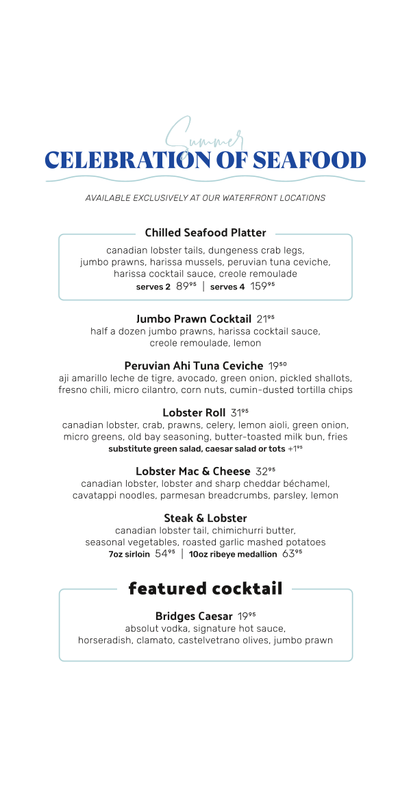 Menu, Tap & Barrel • Convention Centre