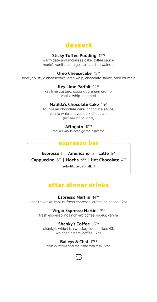 Menu, Tap & Barrel • Convention Centre