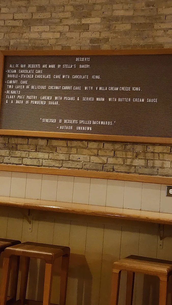 Menu, Kevin's Bistro