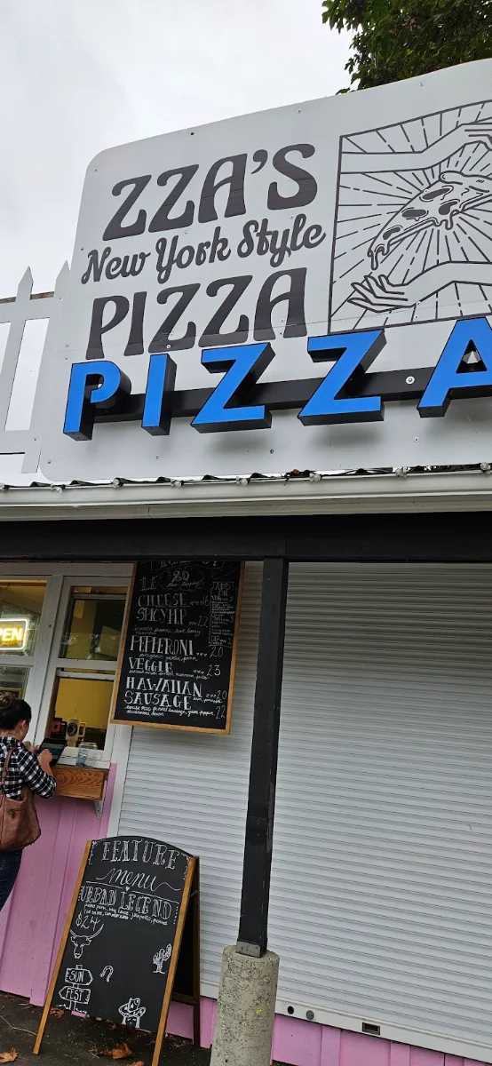 Menu, ZZA'S PIZZA