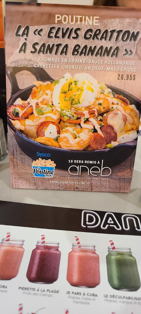 Menu, L'Œufrier (Lachine)