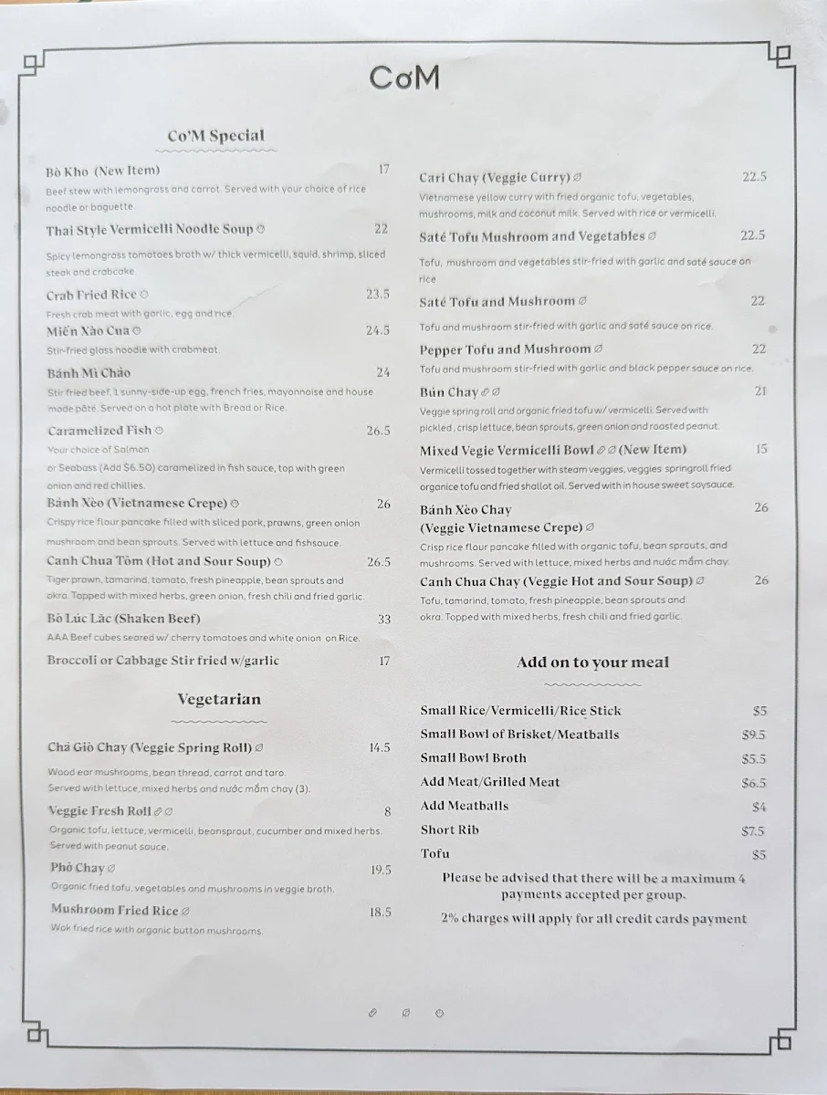 Menu photo 1