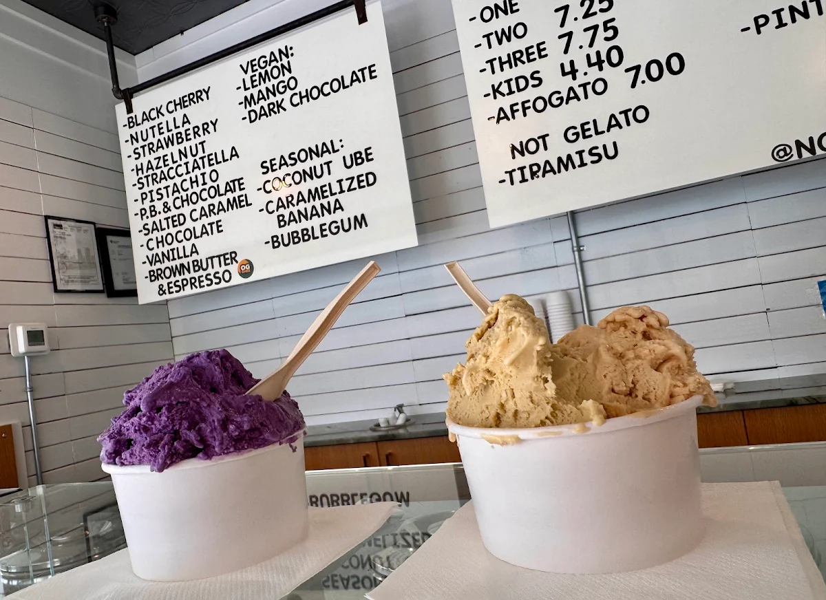 Menu, Noto Gelato