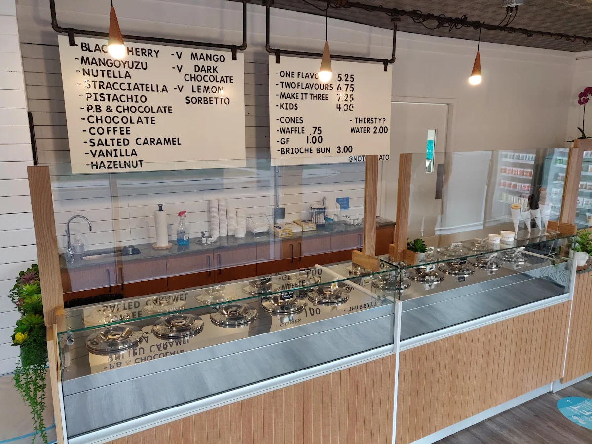 Menu, Noto Gelato