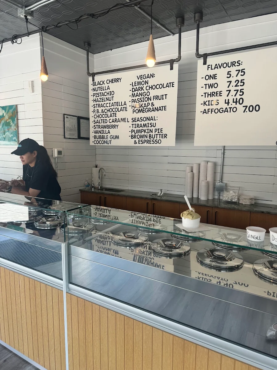 Menu, Noto Gelato