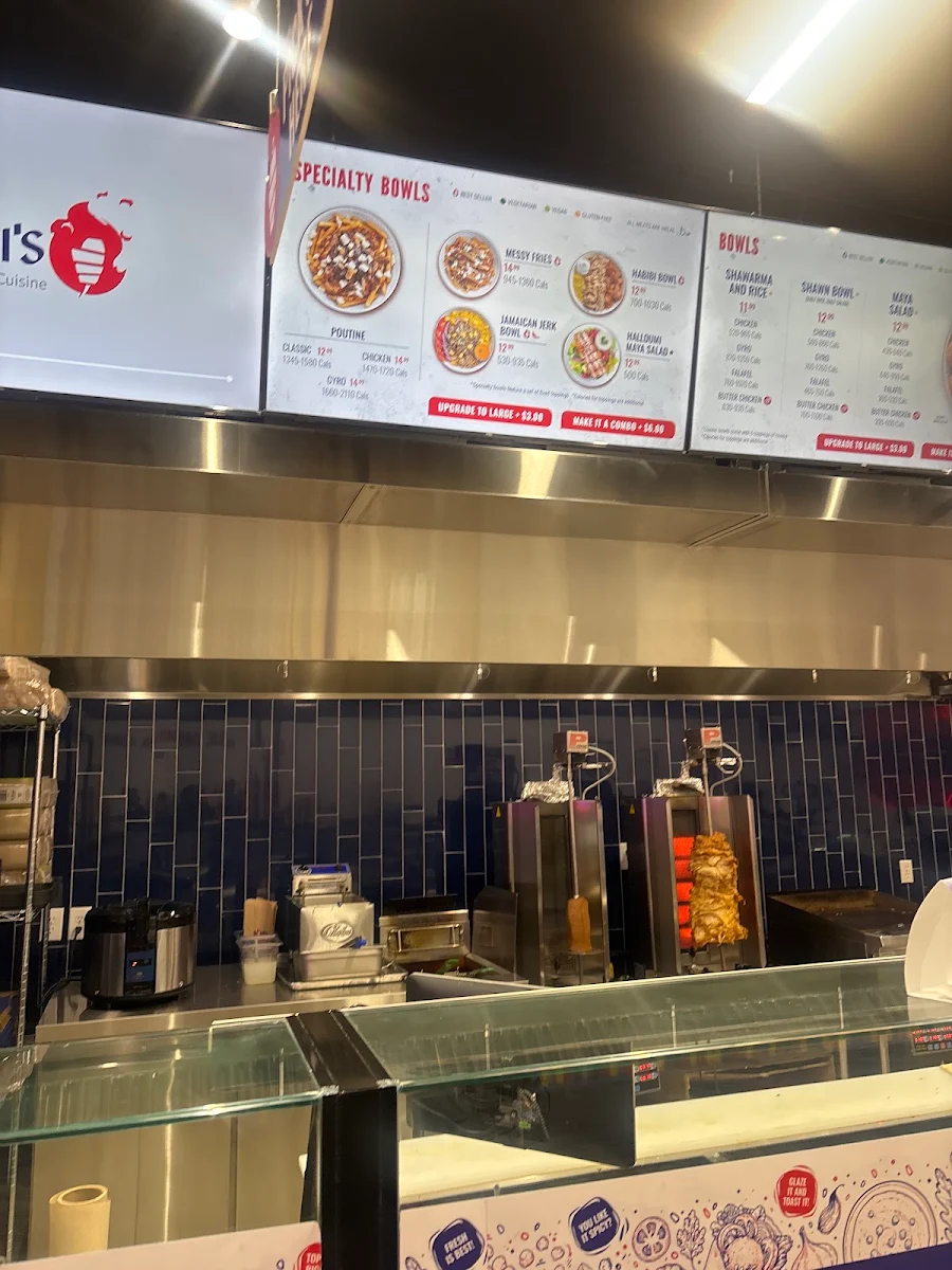 Menu, Tahini's Shawarma
