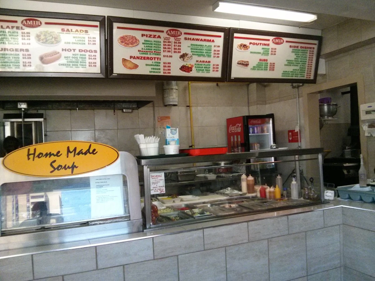 Menu, Amir Pita And Grill