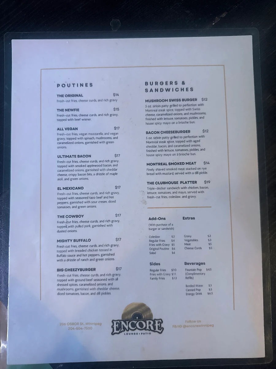 Menu photo 1