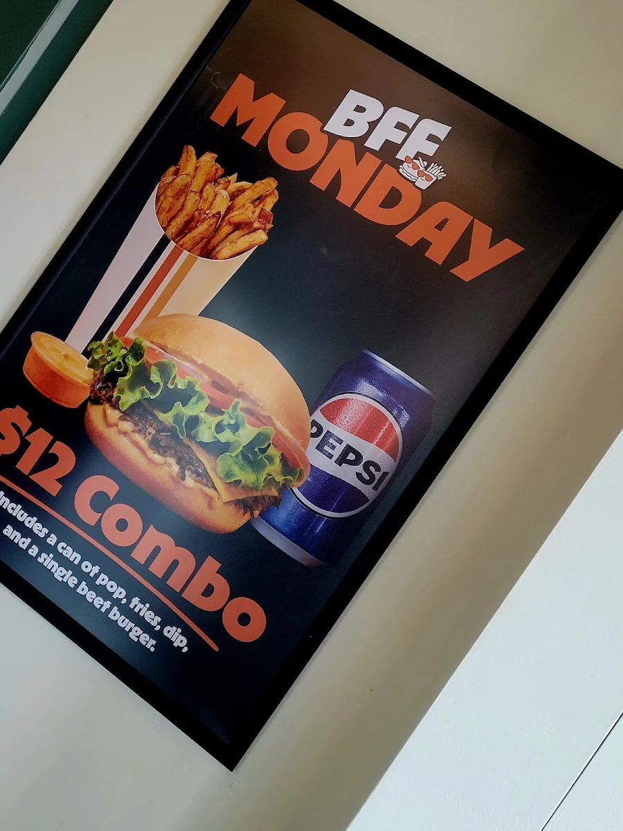 Menu, Burgers n' Fries Forever