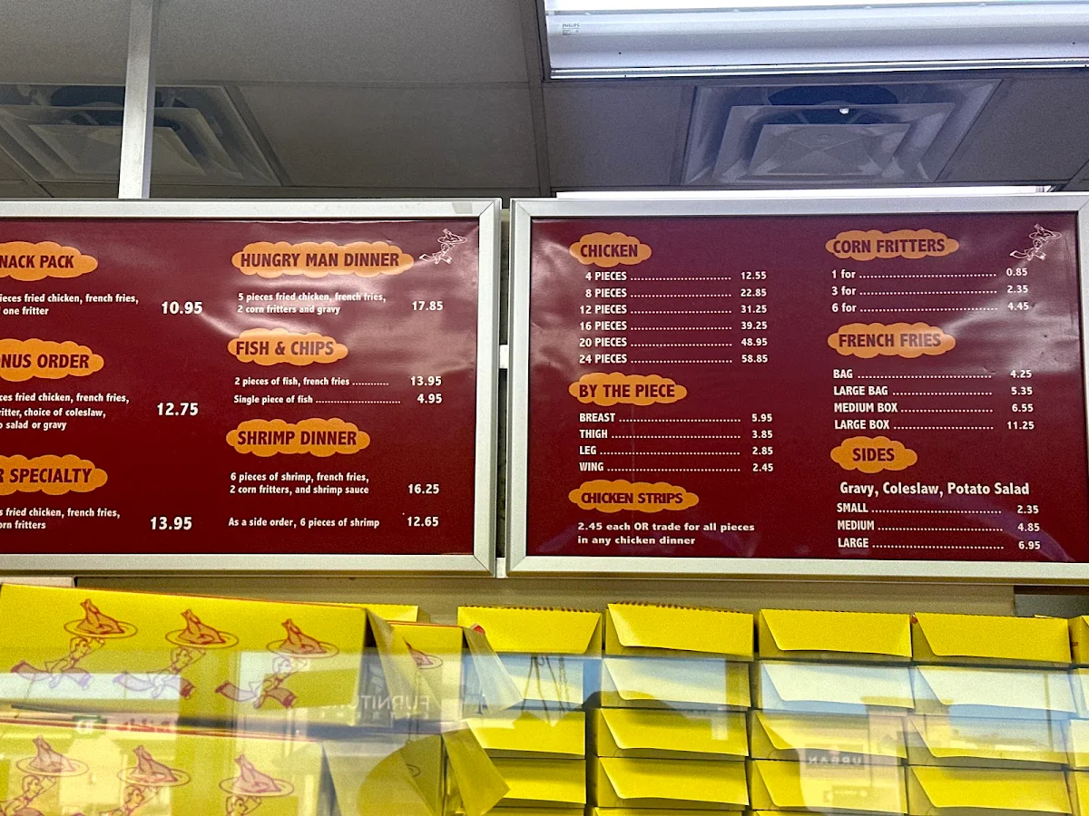 Menu, Chicken on the Way
