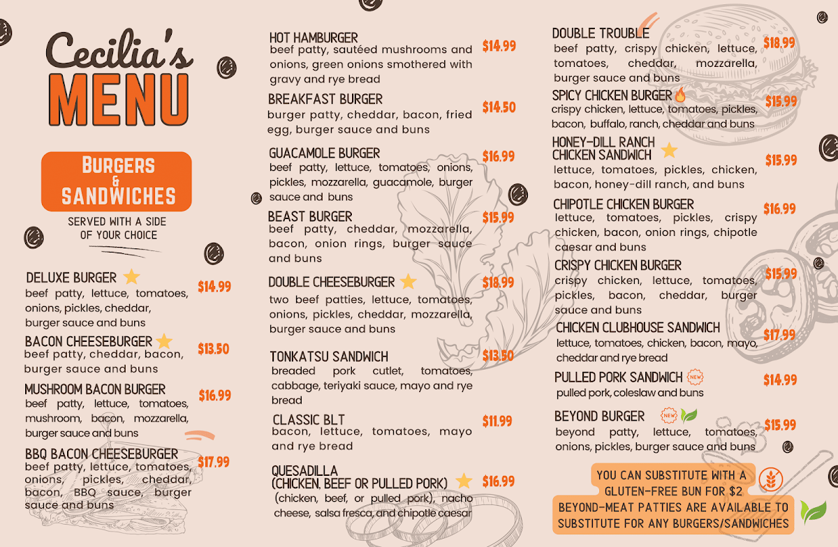 Menu photo 1