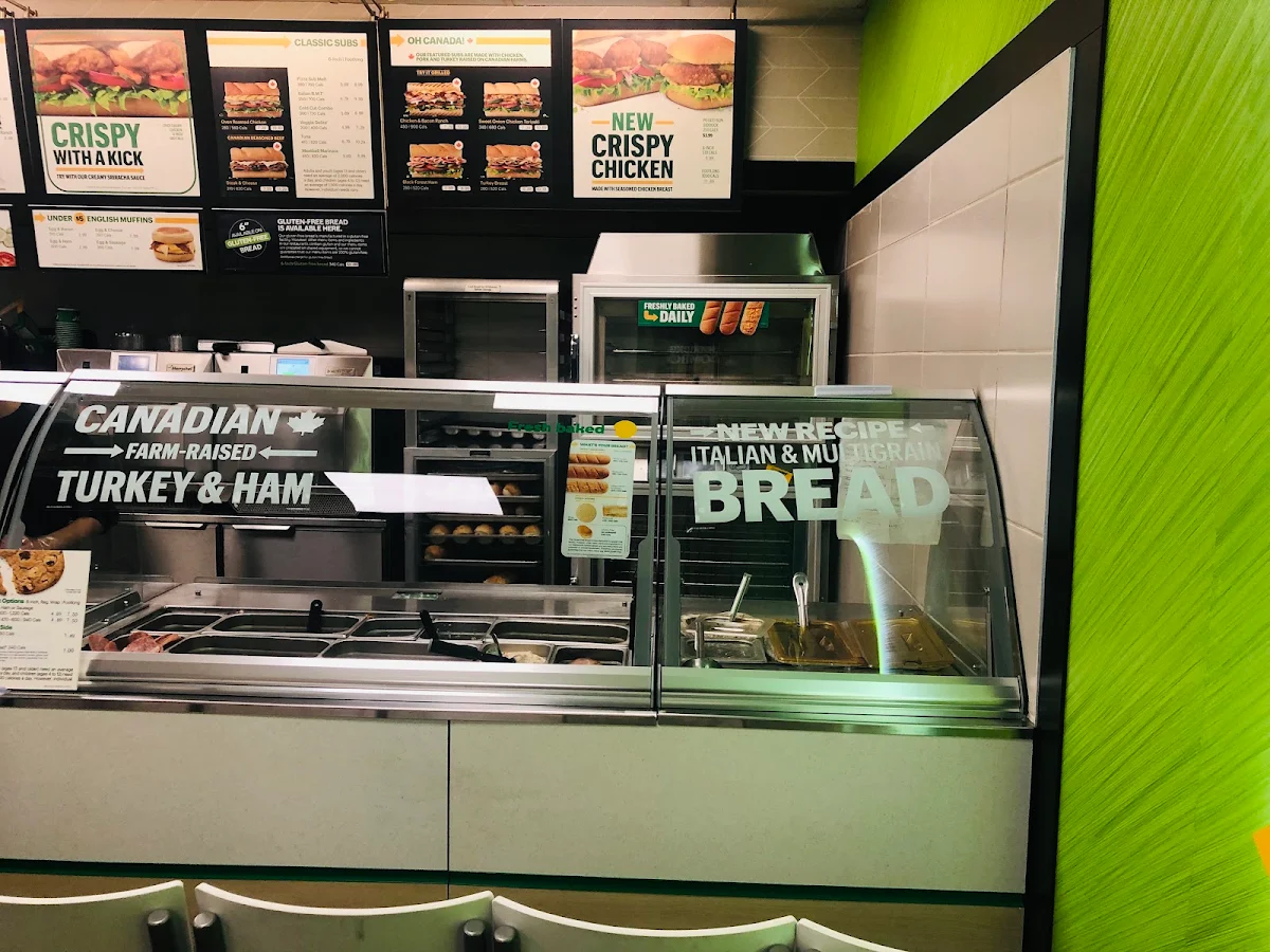 Menu, Subway