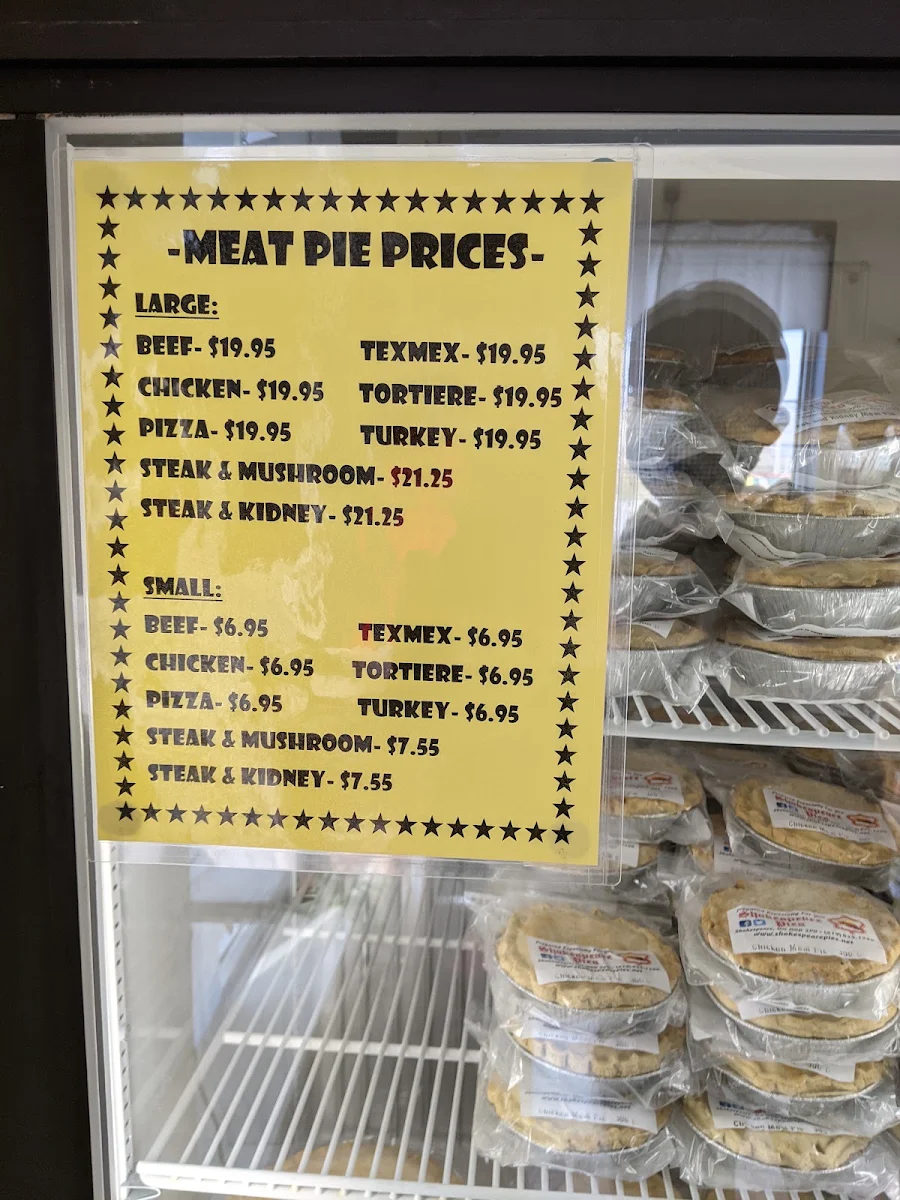 Menu, Shakespeare Pies