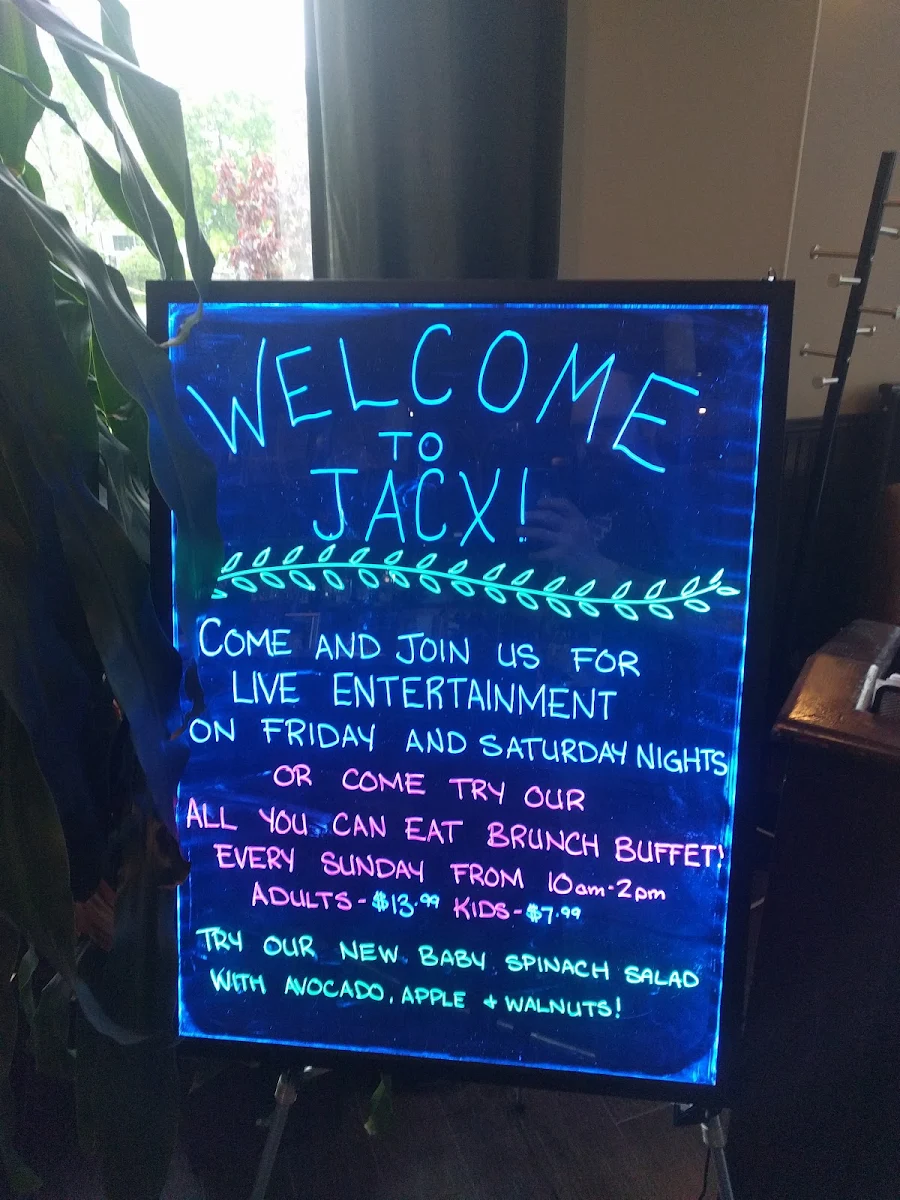 Menu, Loyal Alfreds (JACX)