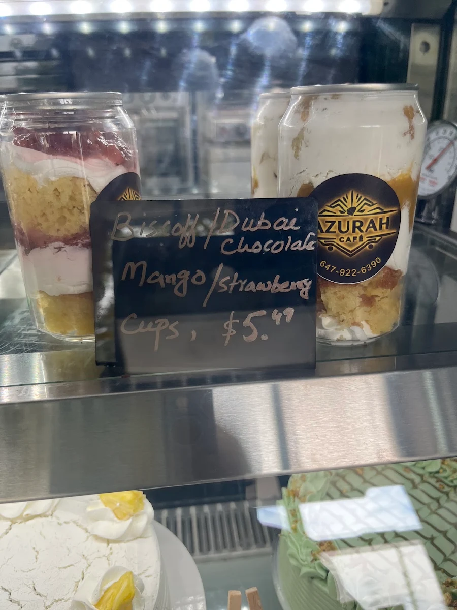 Menu, Azurah Cafe