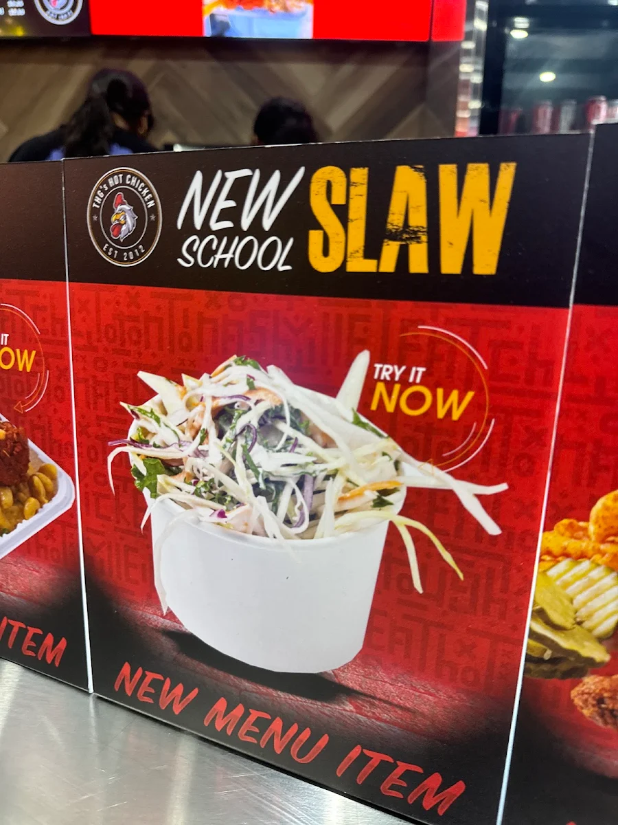 Menu, THG's Hot Chicken