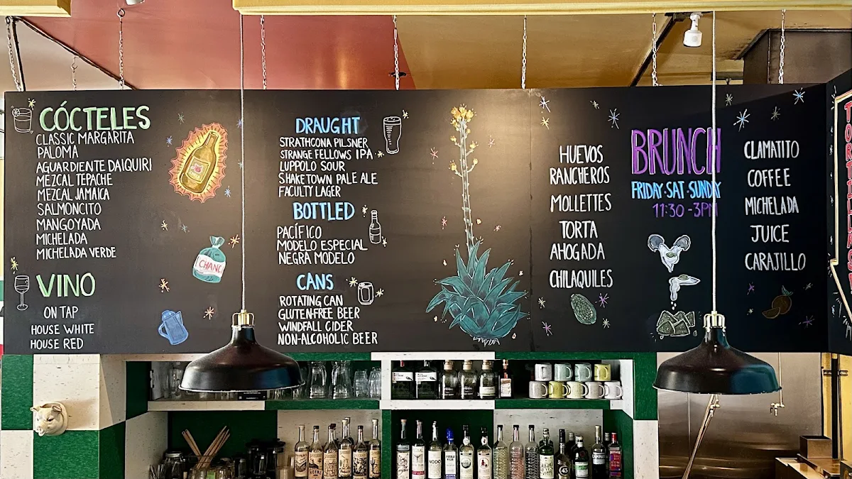 Menu, Chancho Tortilleria