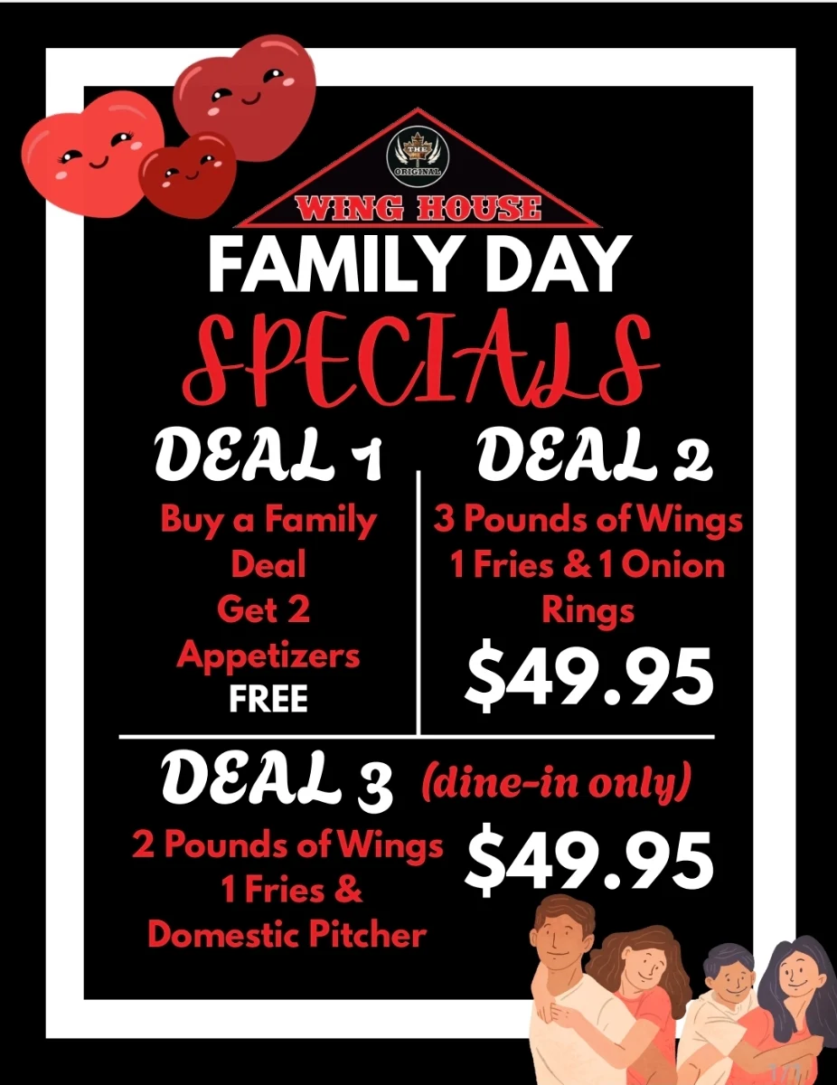 Menu, Wing House