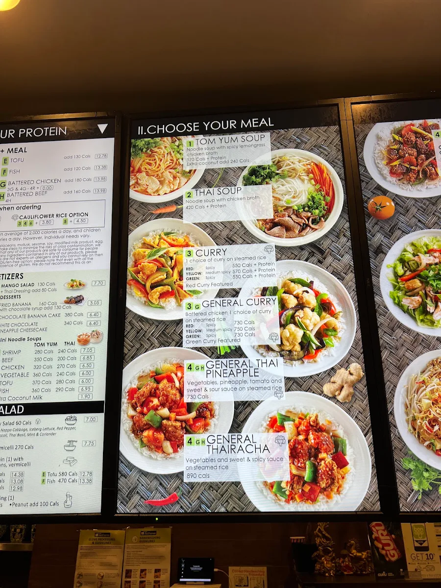 Menu, Thai Express Restaurant Mississauga