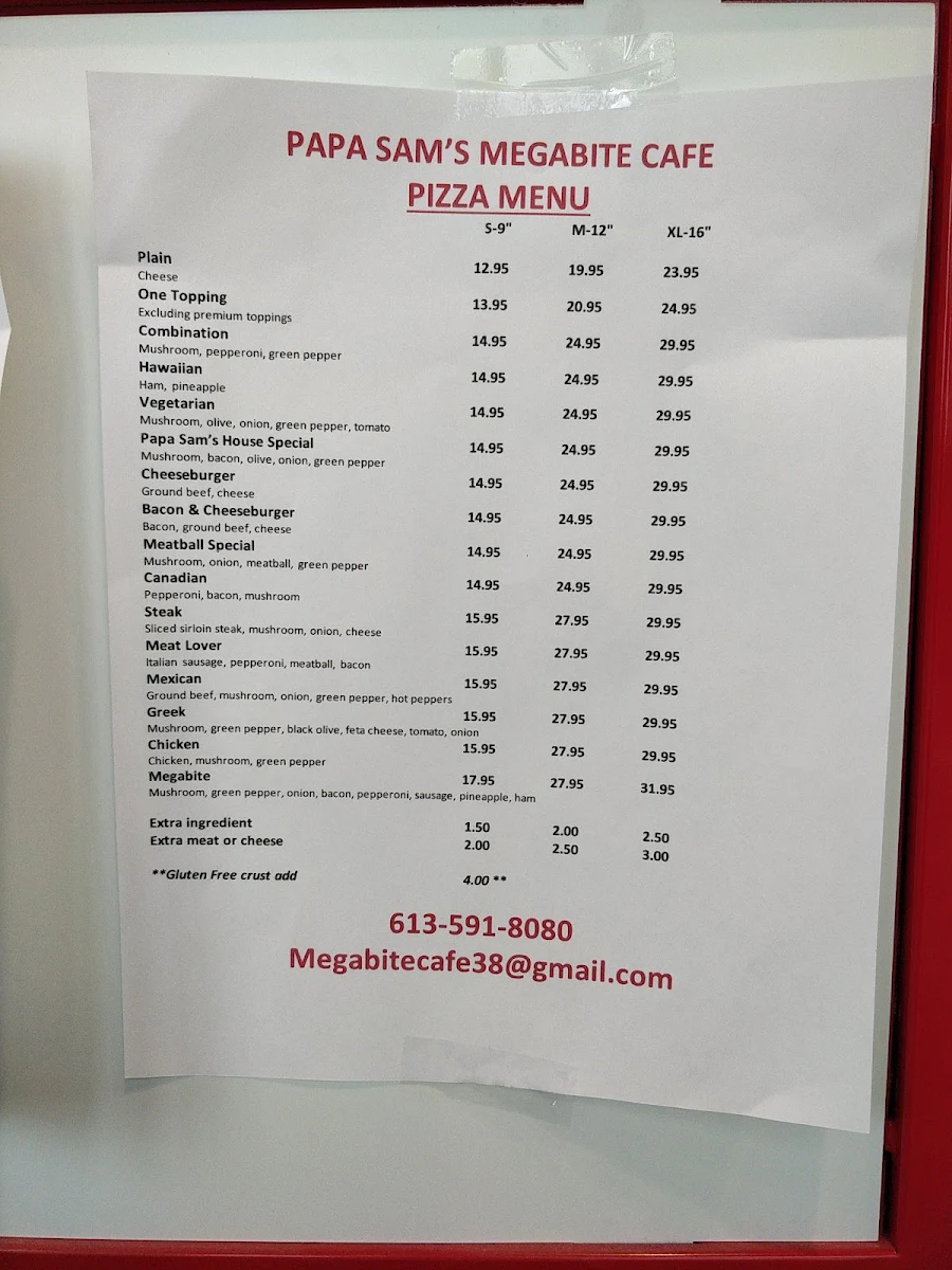 Menu photo 1