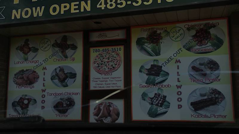 Menu, Pizza 786